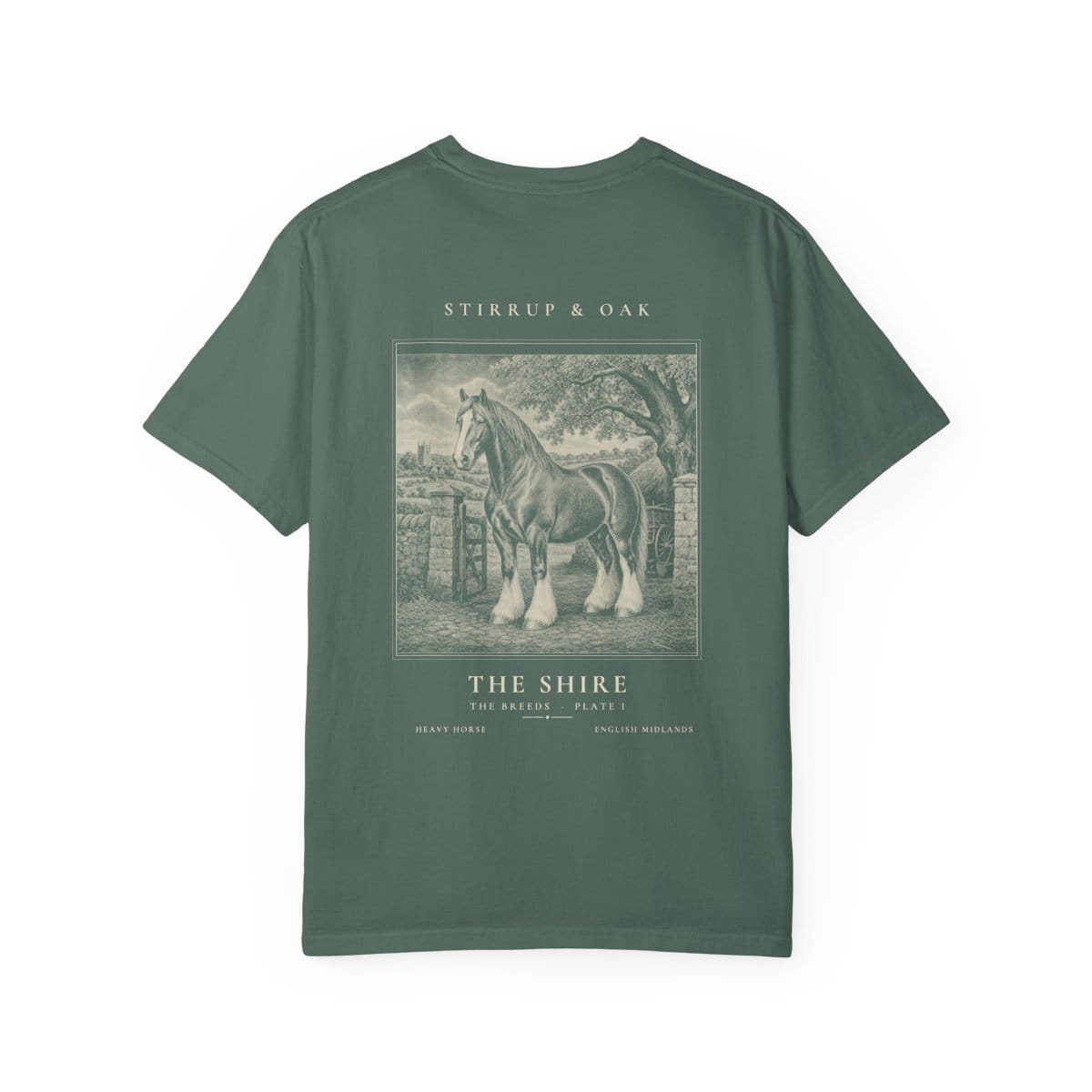 The Shire - Heavyweight T-Shirt in Blue Spruce