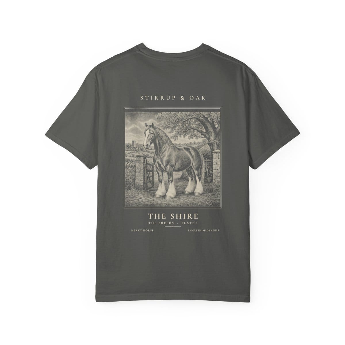 The Shire - Heavyweight T-Shirt in Pepper