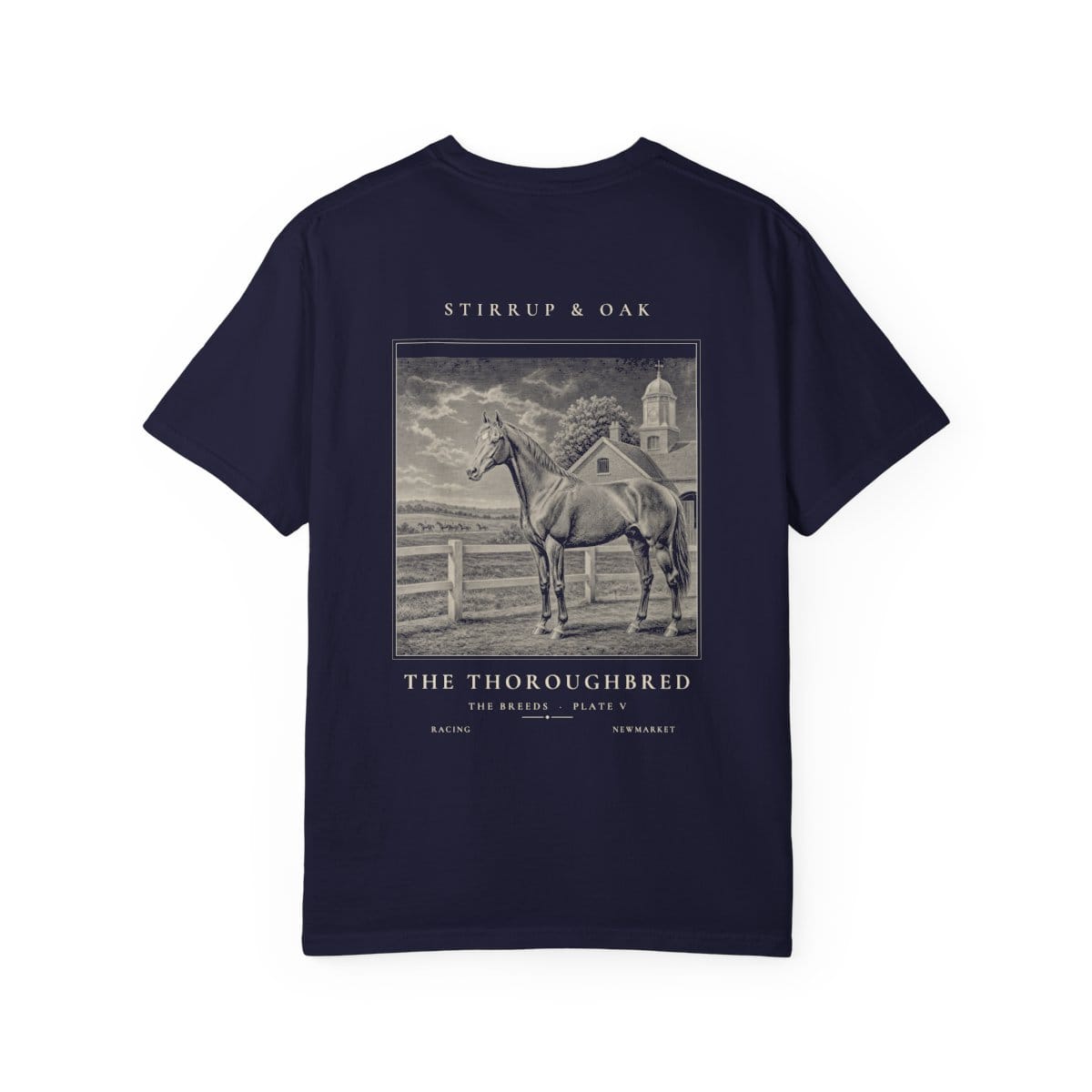 The Thoroughbred - Heavyweight T-Shirt in True Navy