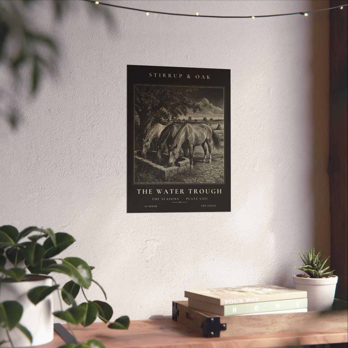 The Water Trough - Archive Print