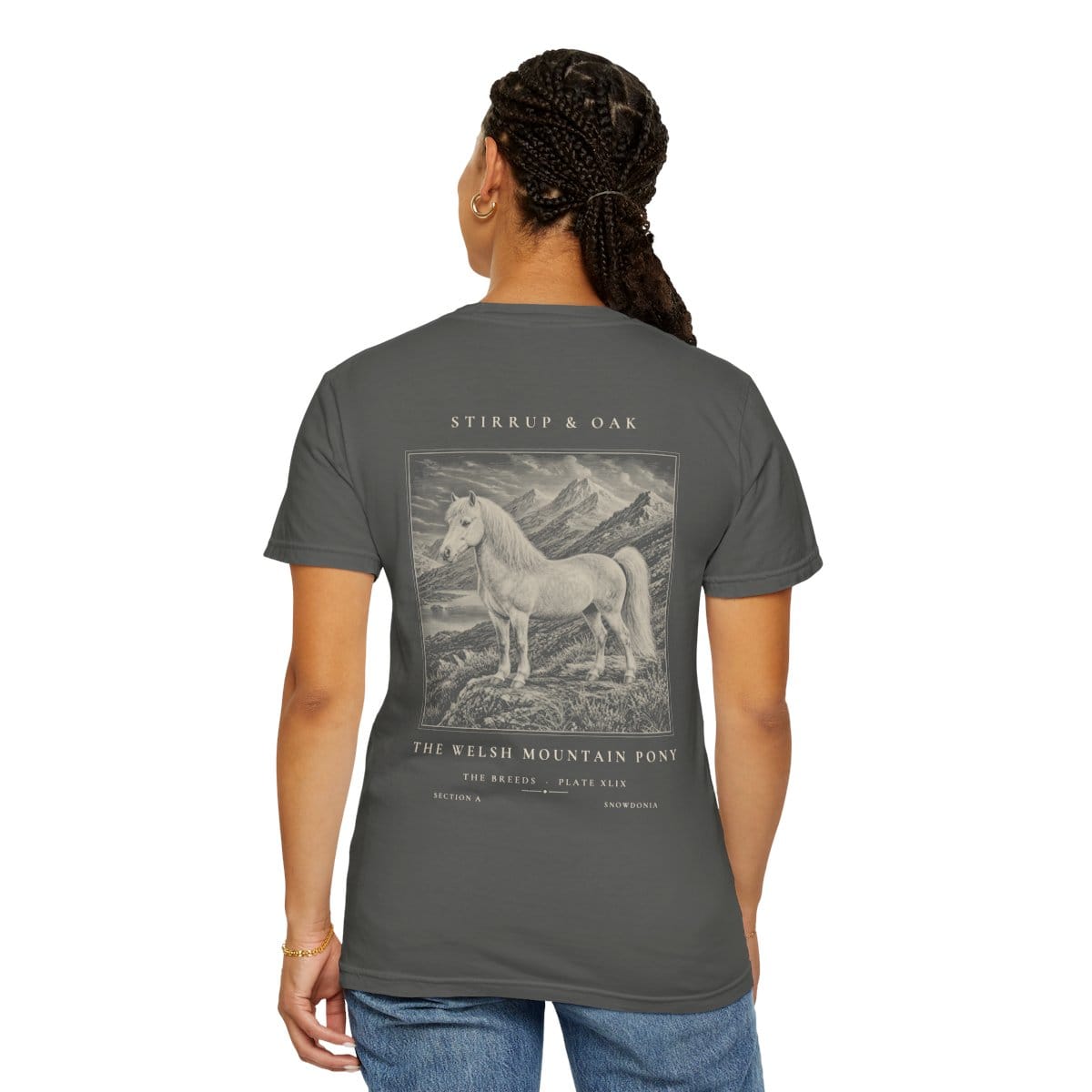 The Welsh Mountain Pony - Heavyweight T-Shirt photograph 3