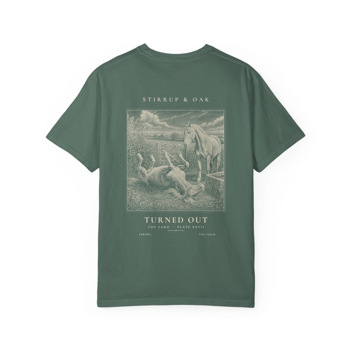 Turned Out - Heavyweight T-Shirt in Blue Spruce