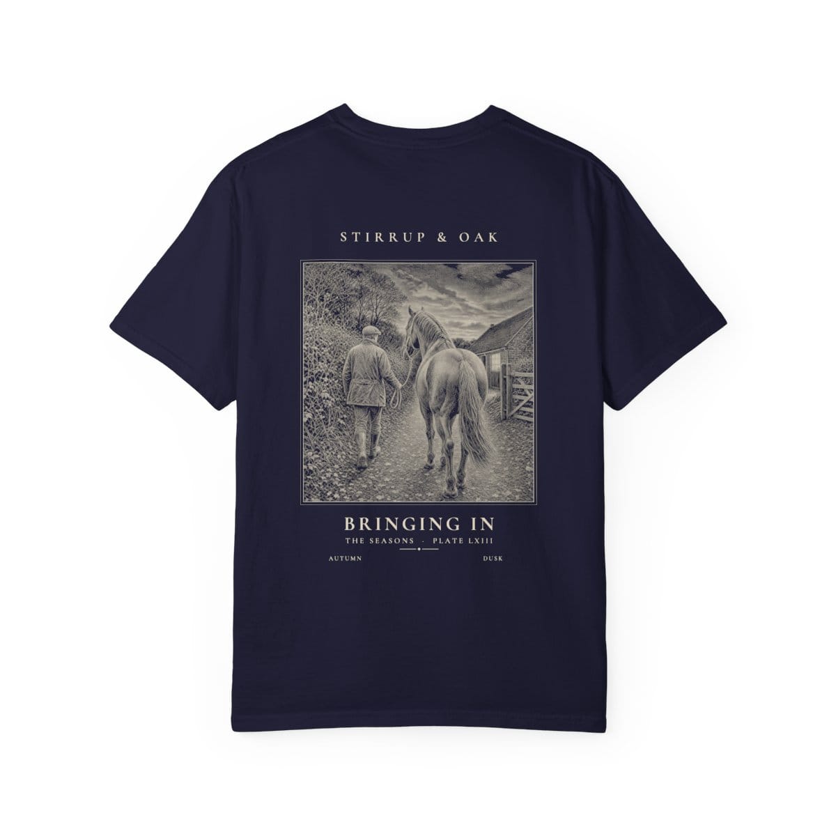 Bringing In - Heavyweight T-Shirt in True Navy