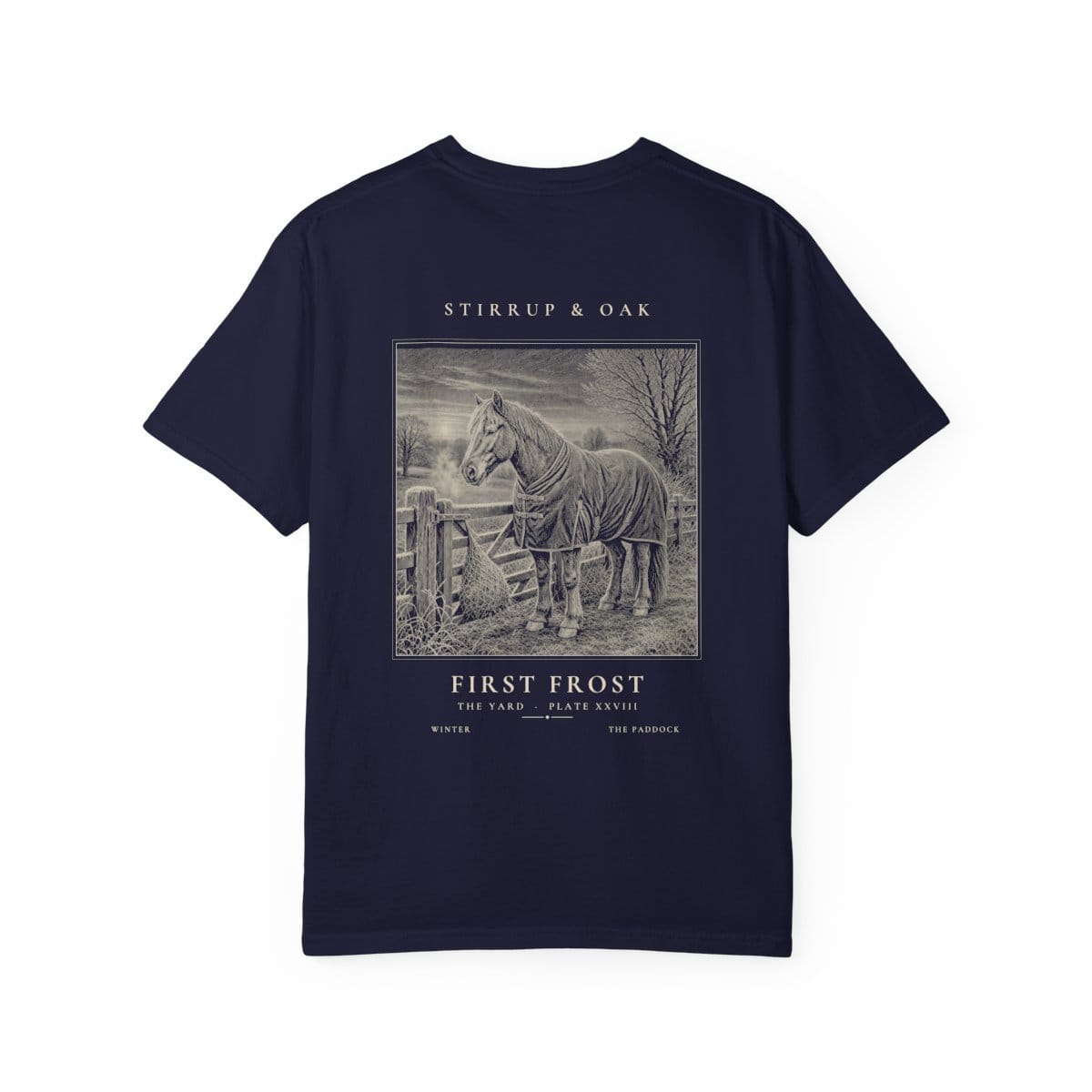 First Frost - Heavyweight T-Shirt in True Navy