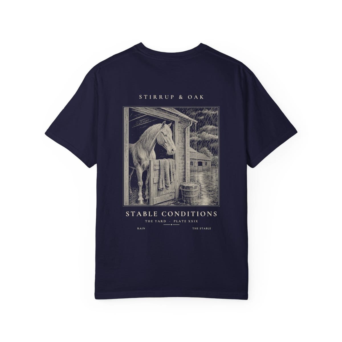 Stable Conditions - Heavyweight T-Shirt in True Navy
