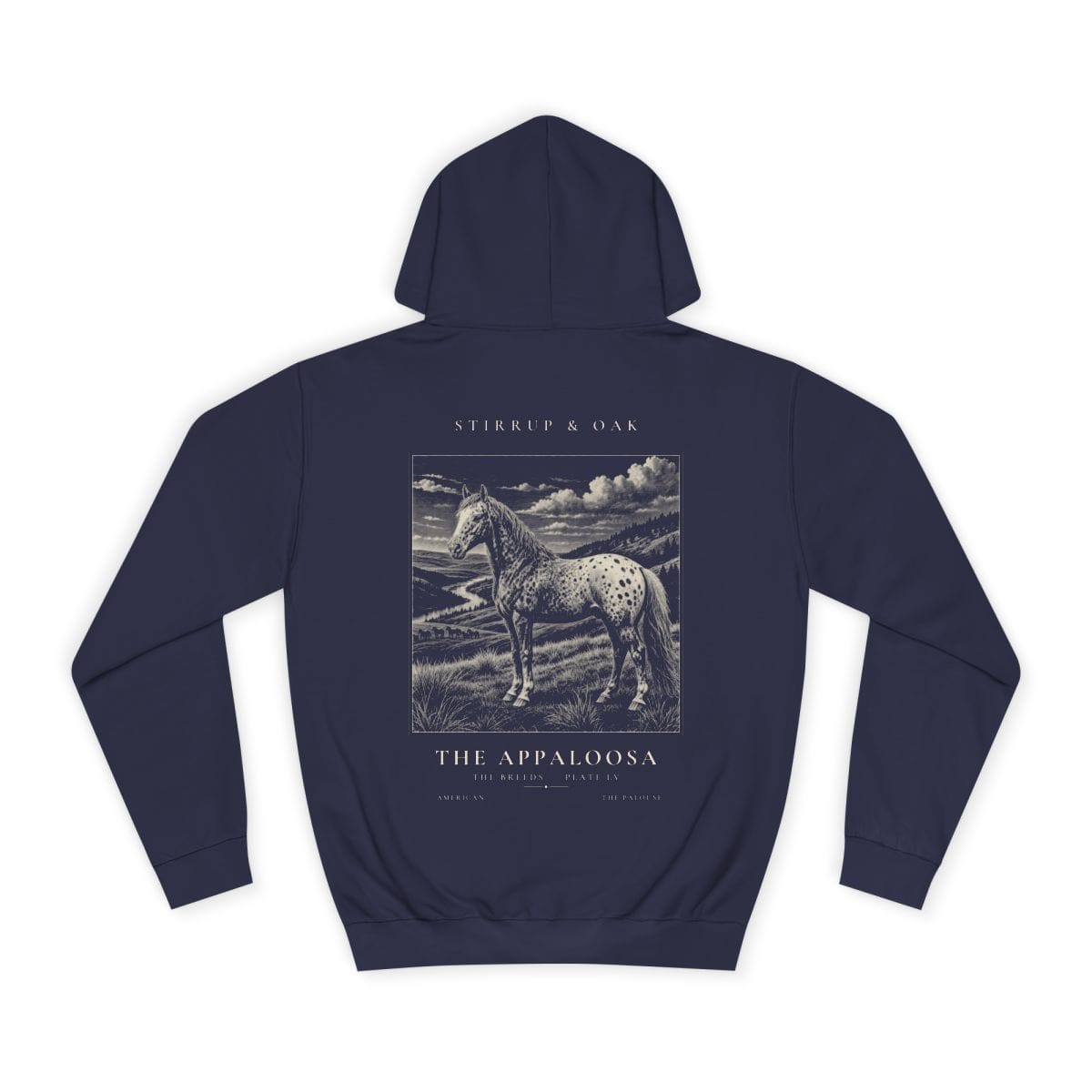 The Appaloosa - Heavyweight Hoodie in Oxford Navy