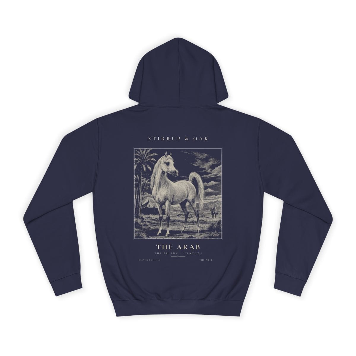 The Arab - Heavyweight Hoodie in Oxford Navy