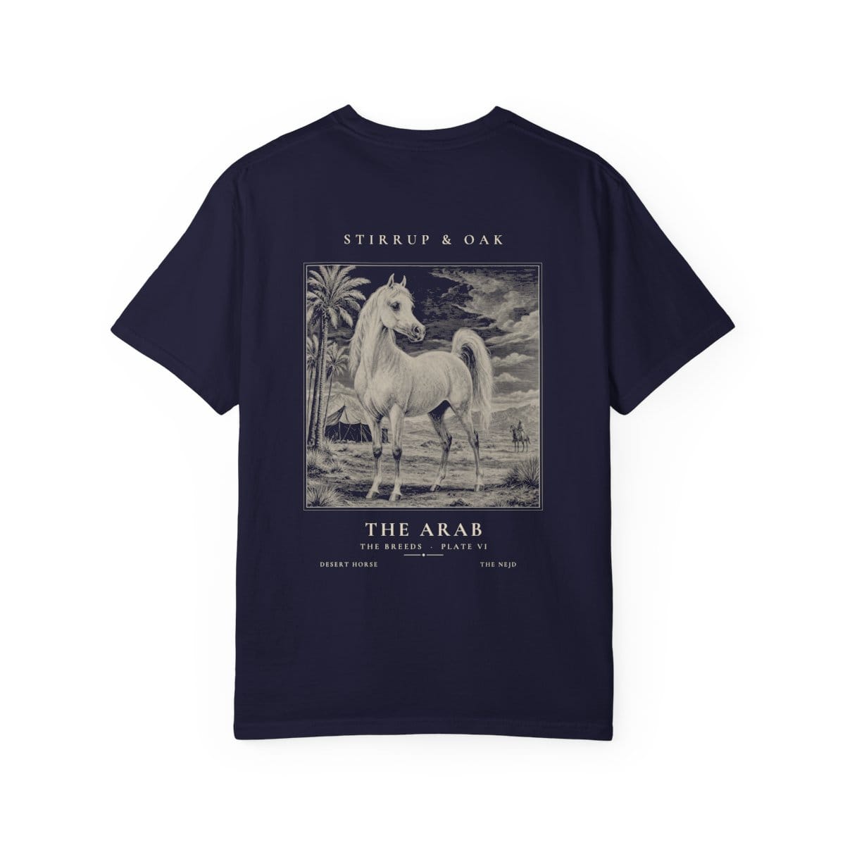 The Arab - Heavyweight T-Shirt in True Navy