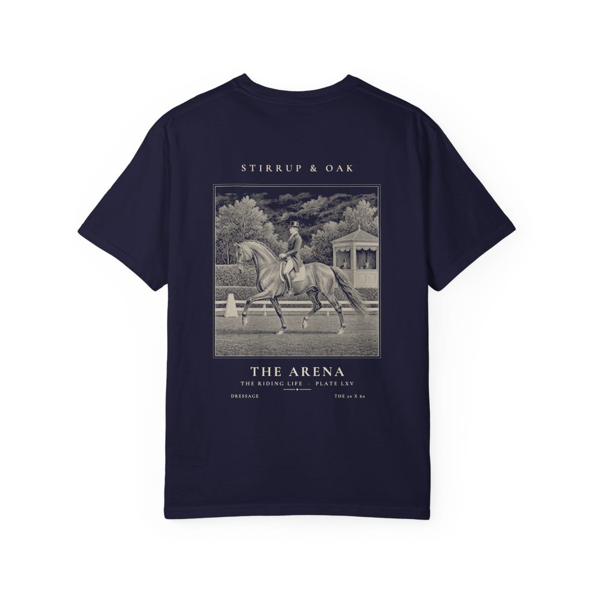 The Arena - Heavyweight T-Shirt in True Navy