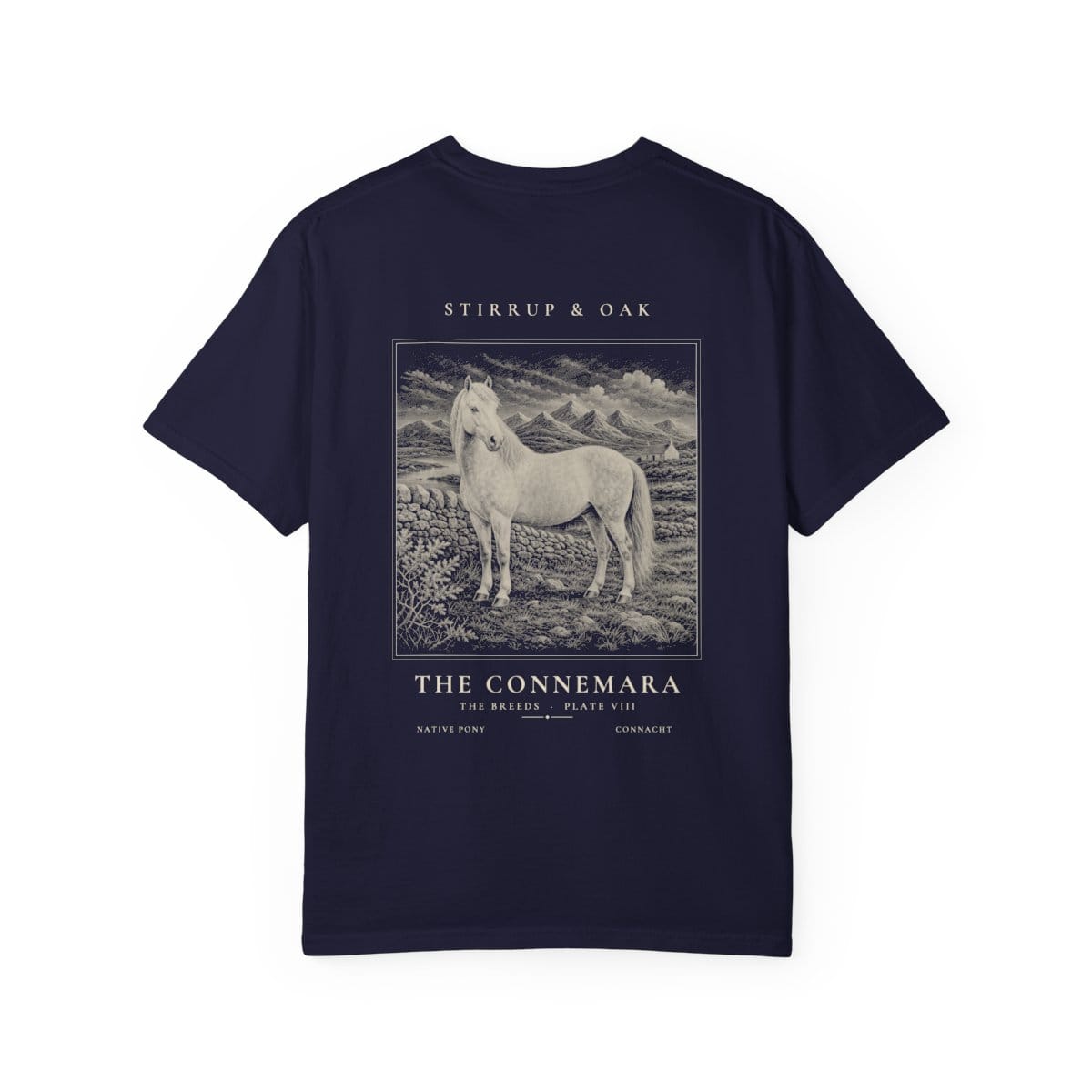 The Connemara - Heavyweight T-Shirt in True Navy