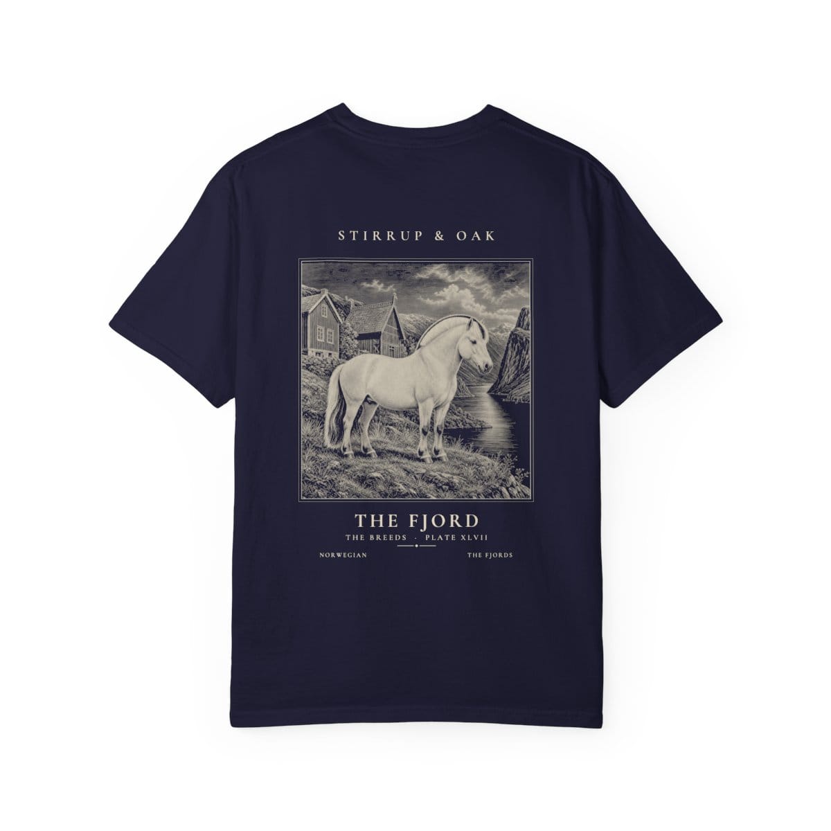 The Fjord - Heavyweight T-Shirt in True Navy