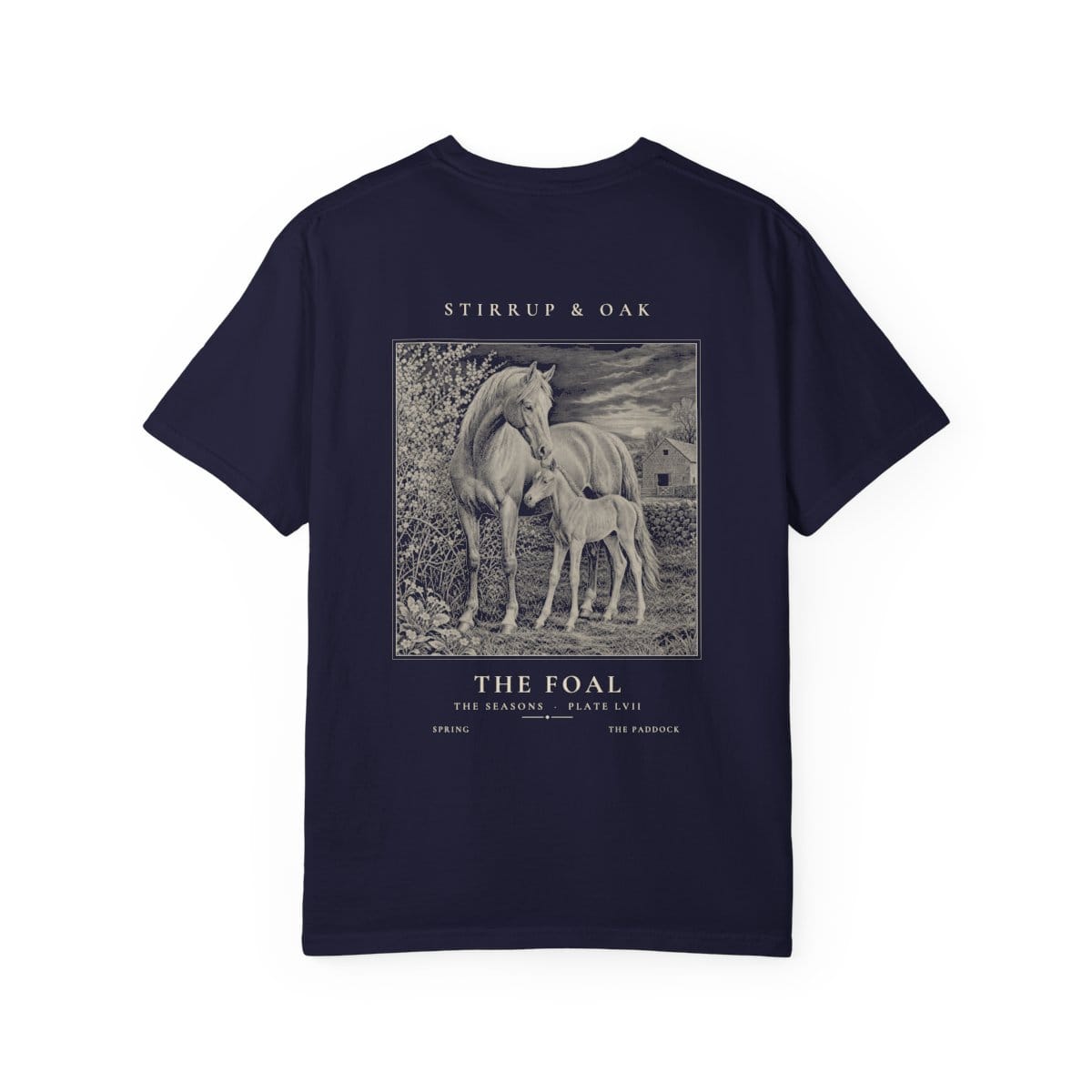 The Foal - Heavyweight T-Shirt in True Navy