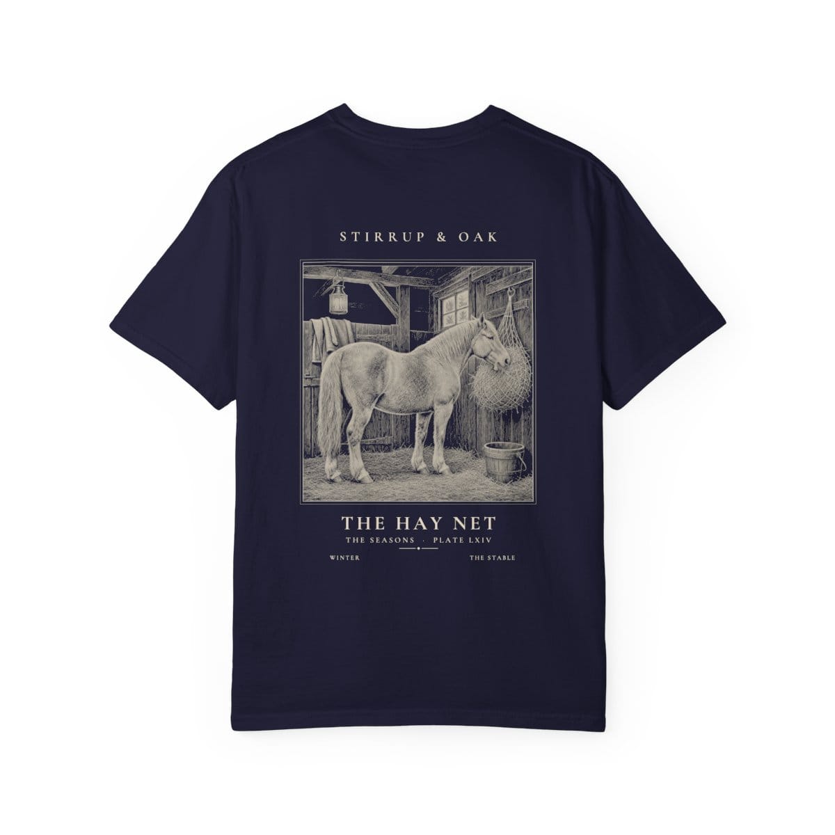 The Hay Net - Heavyweight T-Shirt in True Navy