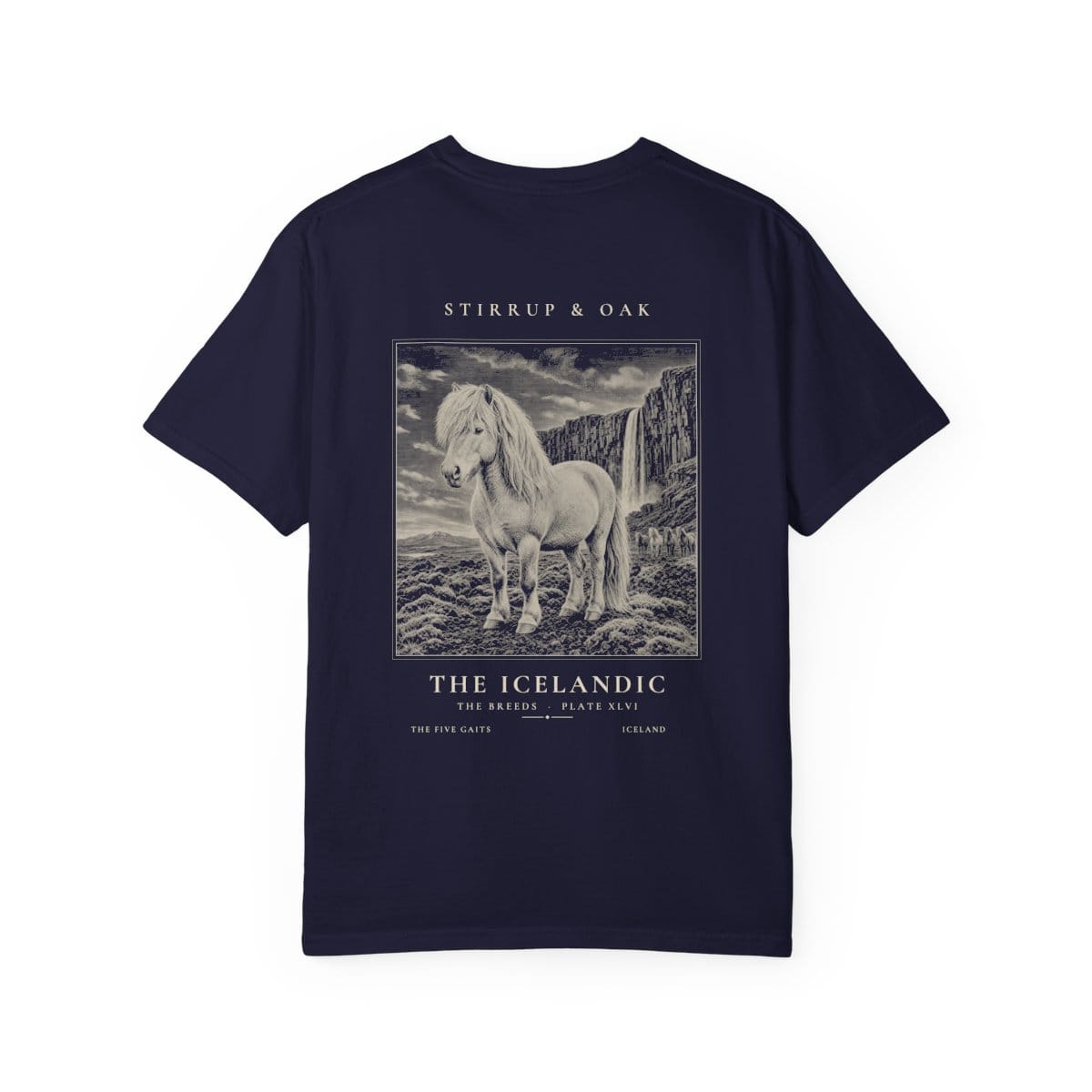 The Icelandic - Heavyweight T-Shirt in True Navy