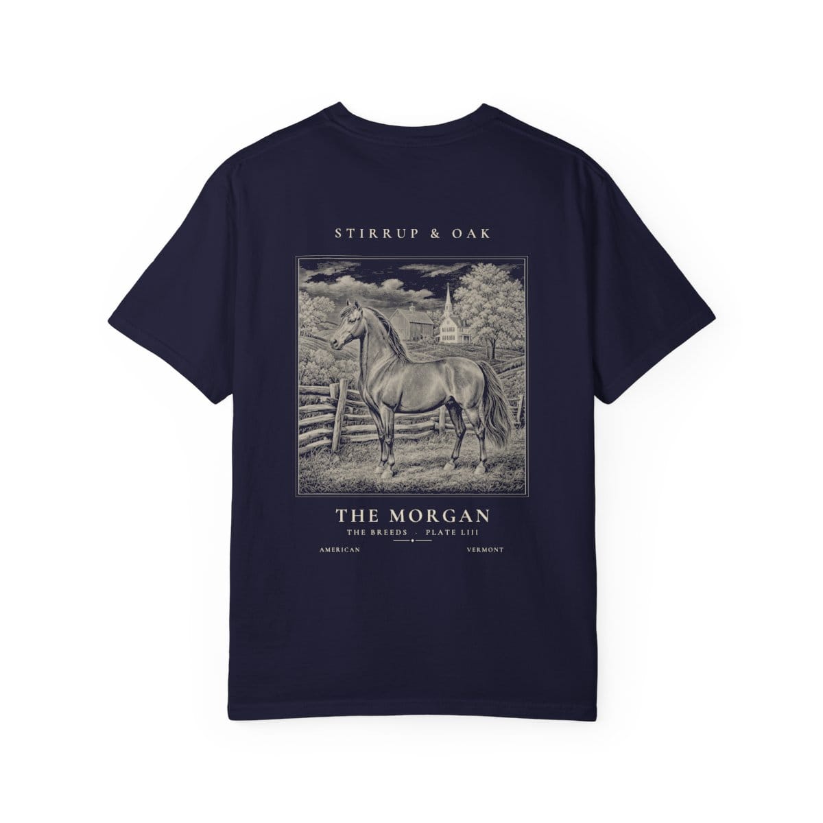 The Morgan - Heavyweight T-Shirt in True Navy