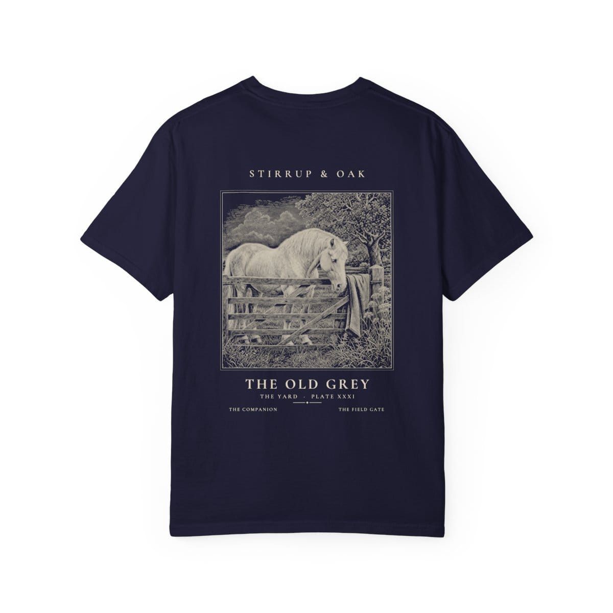 The Old Grey - Heavyweight T-Shirt in True Navy