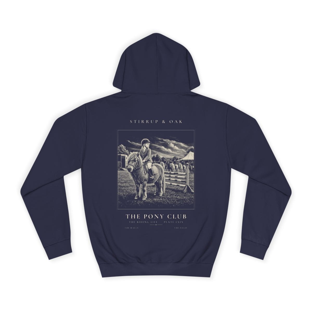 The Pony Club - Heavyweight Hoodie in Oxford Navy