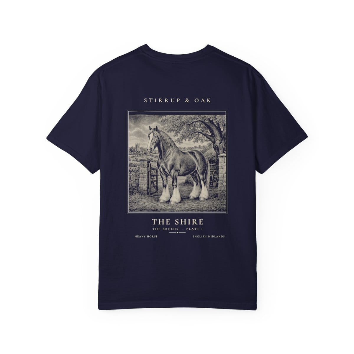 The Shire - Heavyweight T-Shirt in True Navy
