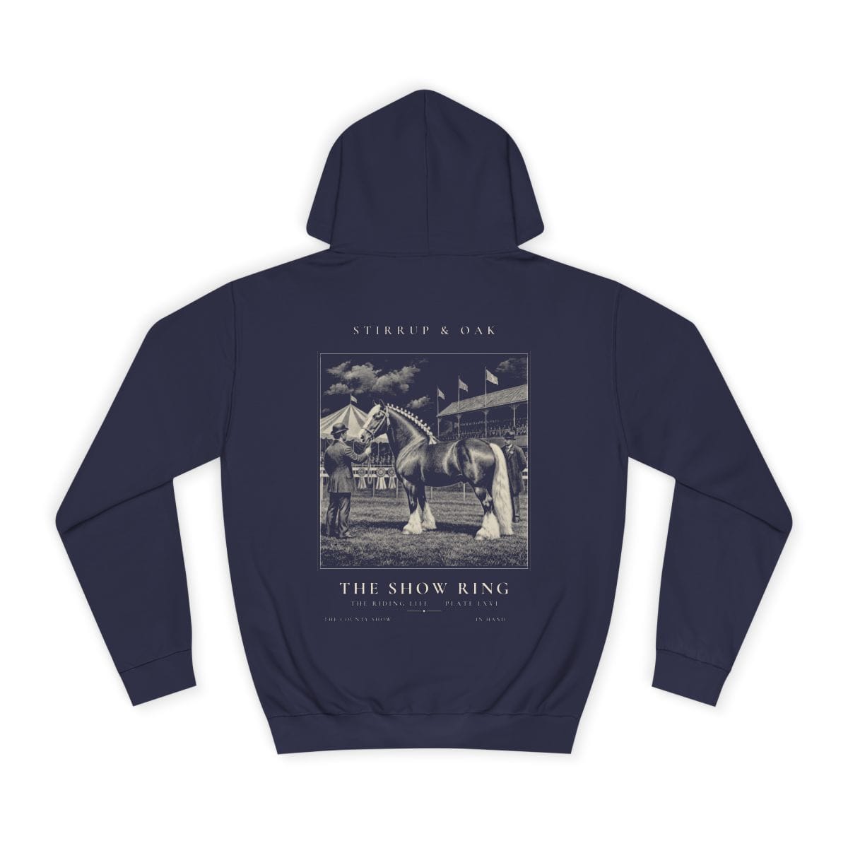 The Show Ring - Heavyweight Hoodie in Oxford Navy
