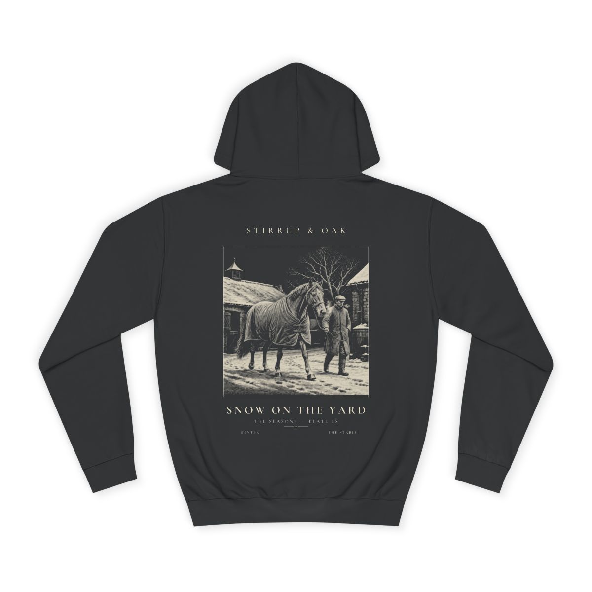 Snow On the Yard - Heavyweight Hoodie