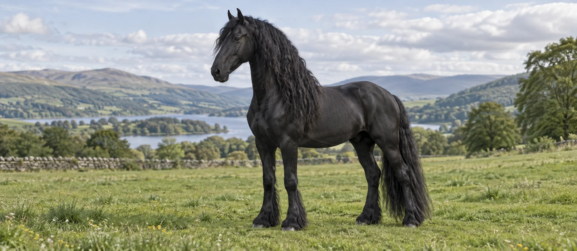 Friesian horse