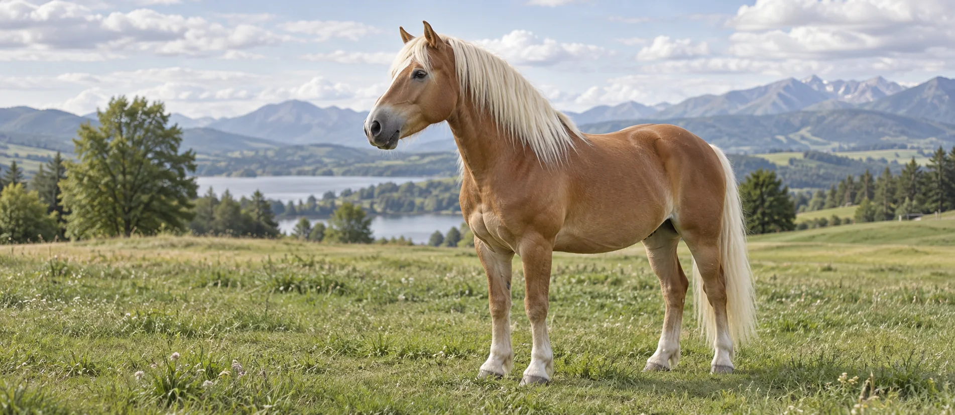 Haflinger horse