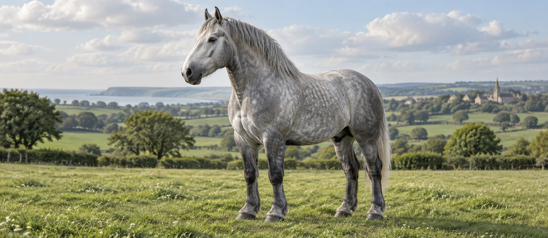 Percheron horse